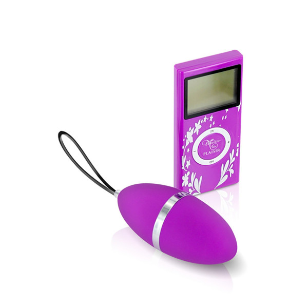 Oeuf vibrant violet 10 vitesses télécommande écran LCD 